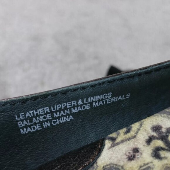 Born Molly Ballet Flats Womens 6 Comfort Shoes Slip On Bow Brown Bronze Leather - Picture 10 of 11